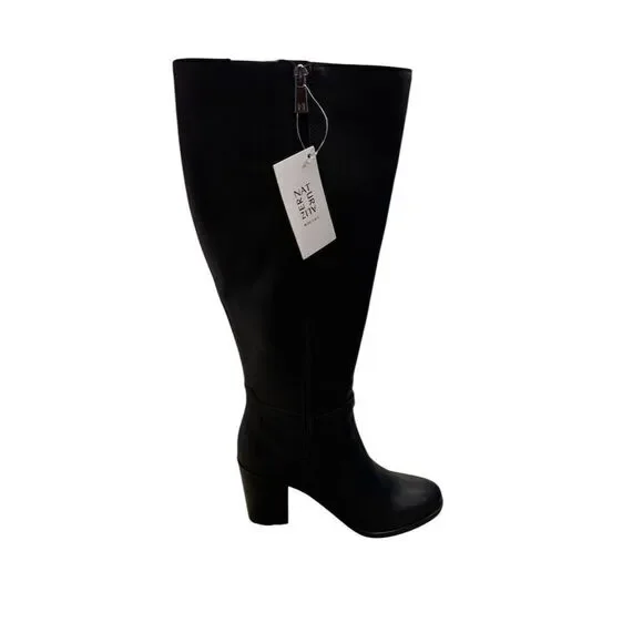 Naturalizer Women's Black Knee High Boots Wide Calf Size 5.5 - Picture 2 of 10
